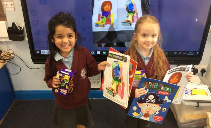 Image of Well done to Aliza and Mia for winning the competition set by Pip the Paramedic :-).