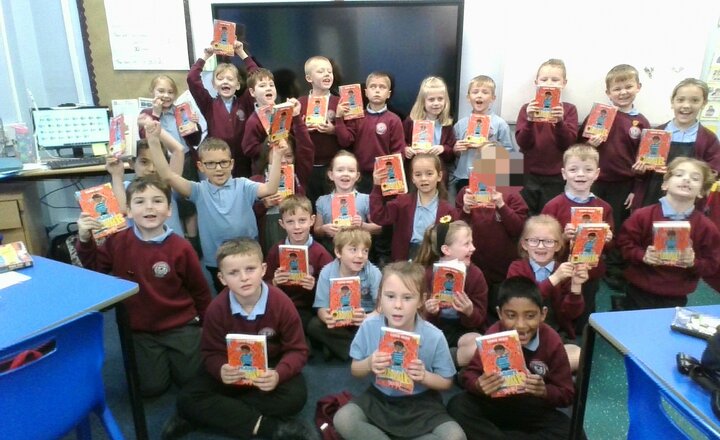 Image of Today we finished our first class novel 'Planet Omar'. We really enjoyed it! We are excited to read the next one in the series later on in year 3.