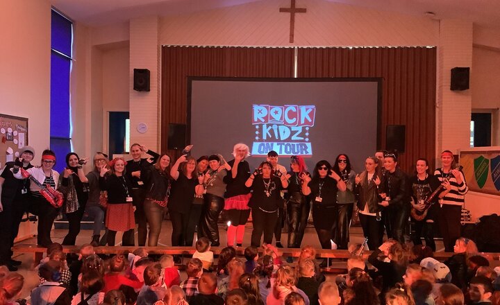 Image of Wow, what an amazing day we had yesterday! We are so grateful to Rock Kidz for visiting St Aidan’s. It was absolutely fantastic! YASBA!!