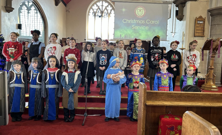 Image of Thank you for attending our fabulous Carol service.