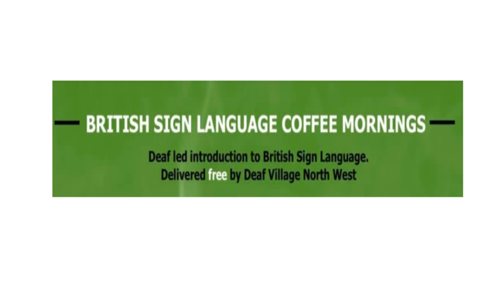 Image of British Sign Language Coffee mornings at Mill Hill Community Centre