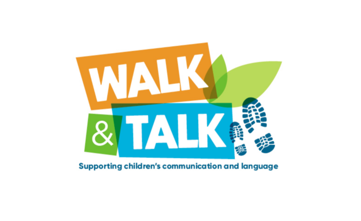 Image of Help your child to develop their communication and language skills. Walk and Talk is about inspiring families to go outside and communicate with each other.